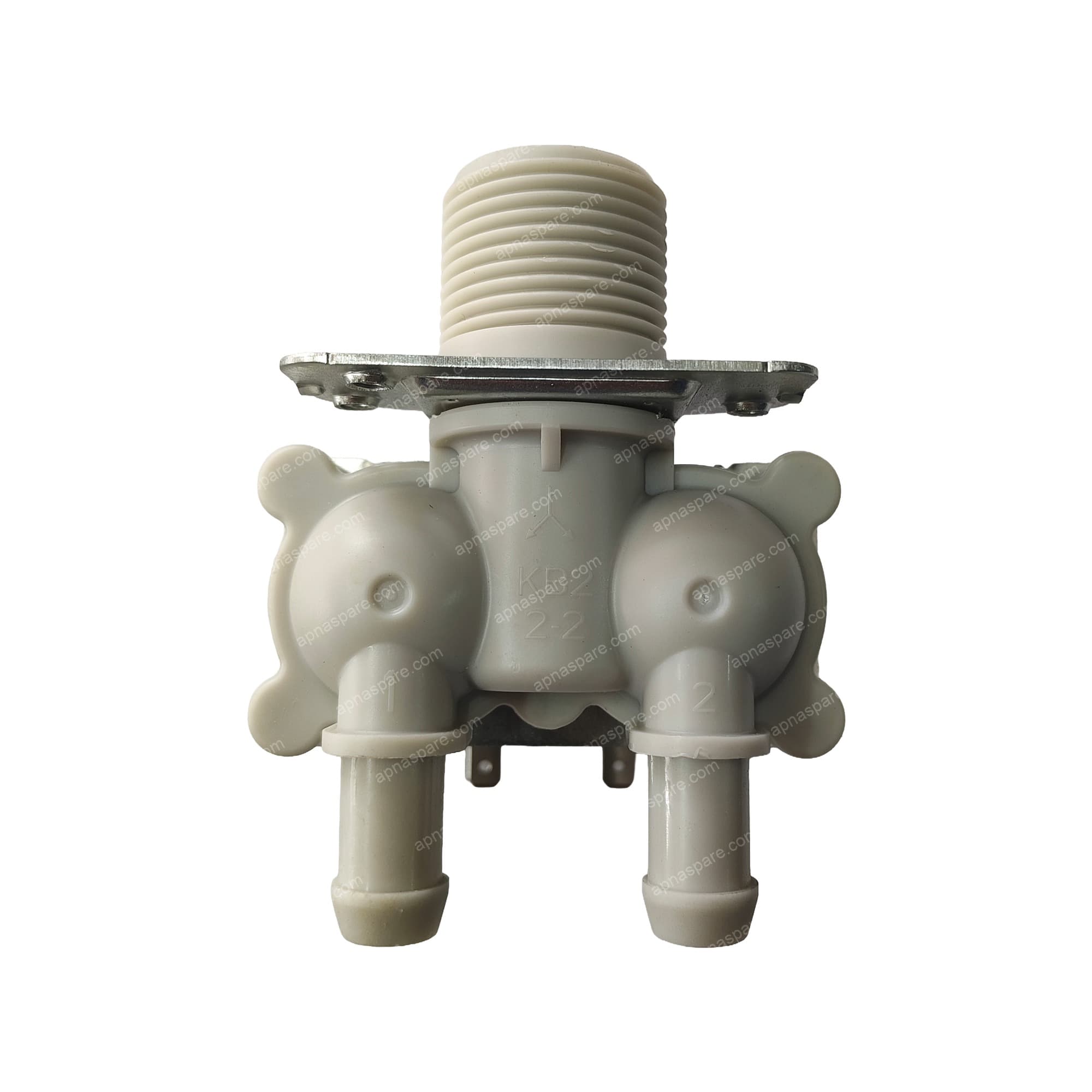 LG Washing Machine Feed Valve – 2-Way Dual Solenoid DC 12V Water Inlet Valve with Flow Meter Type | Part No. GL-2W-DC12V | Smart Inverter Fully Automatic