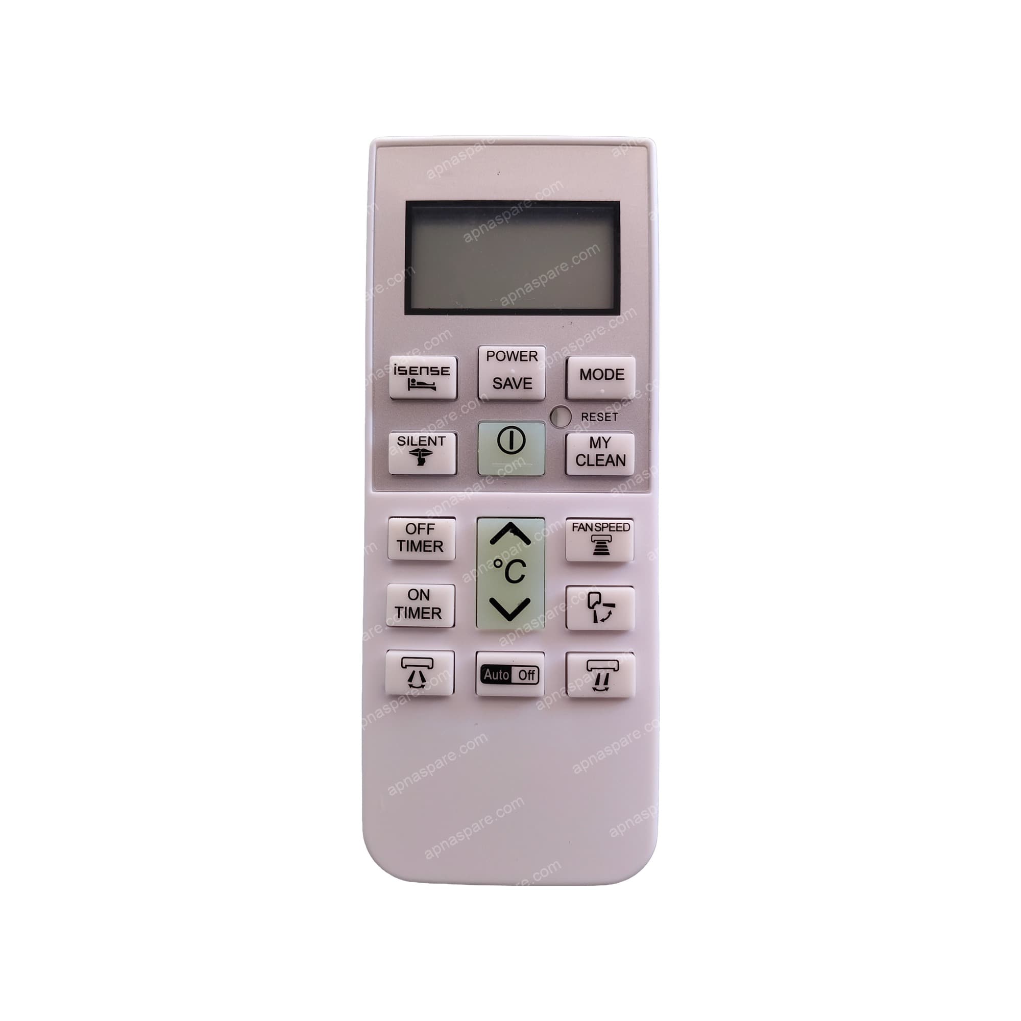 Hitachi AC Remote Control 168A — iSense, My Clean & Silent for Split & Window AC
