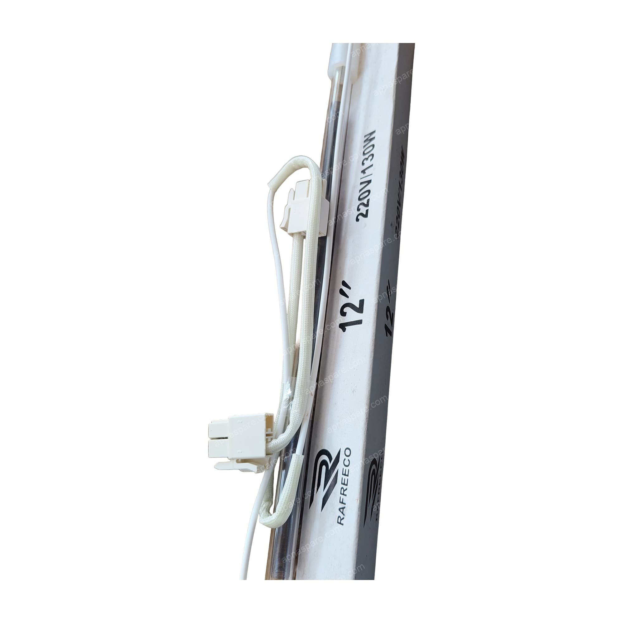 Rafreeco Glass Tube Defrost Heater, 12 Inch, 220V/130W, Universal Refrigerator No-Frost Heater