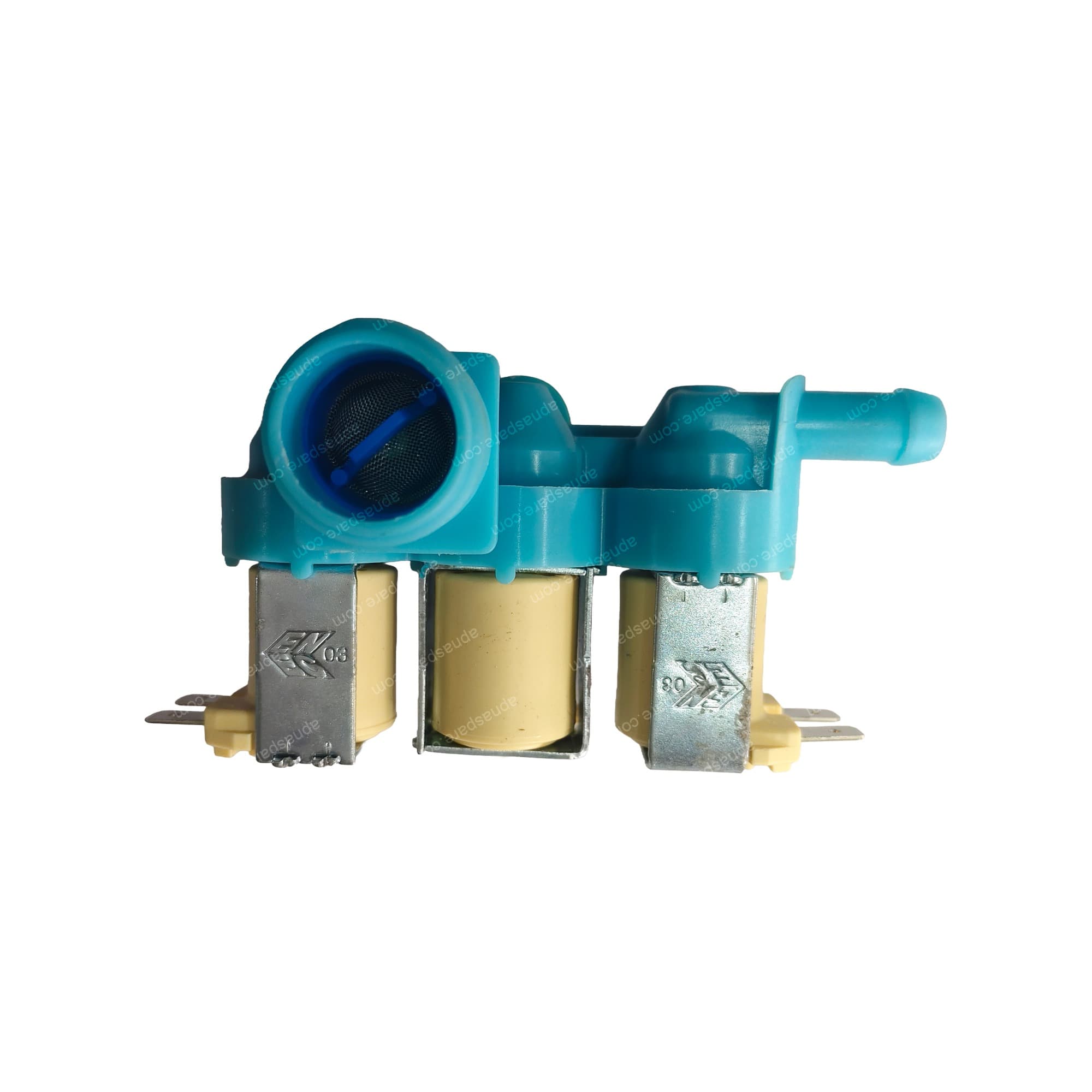 Samsung Washing Machine Feed Valve – 3-Way Triple Solenoid Water Inlet Valve Blue | AC 220-240V | Part No. DC62-00266E