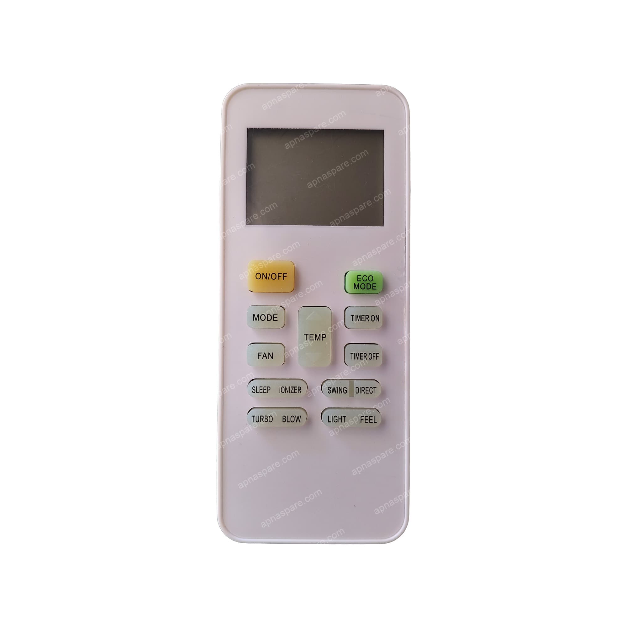 Blue Star AC Remote Control Model 149A — IFeel, Eco Mode, Turbo & Ionizer for Split & Window AC