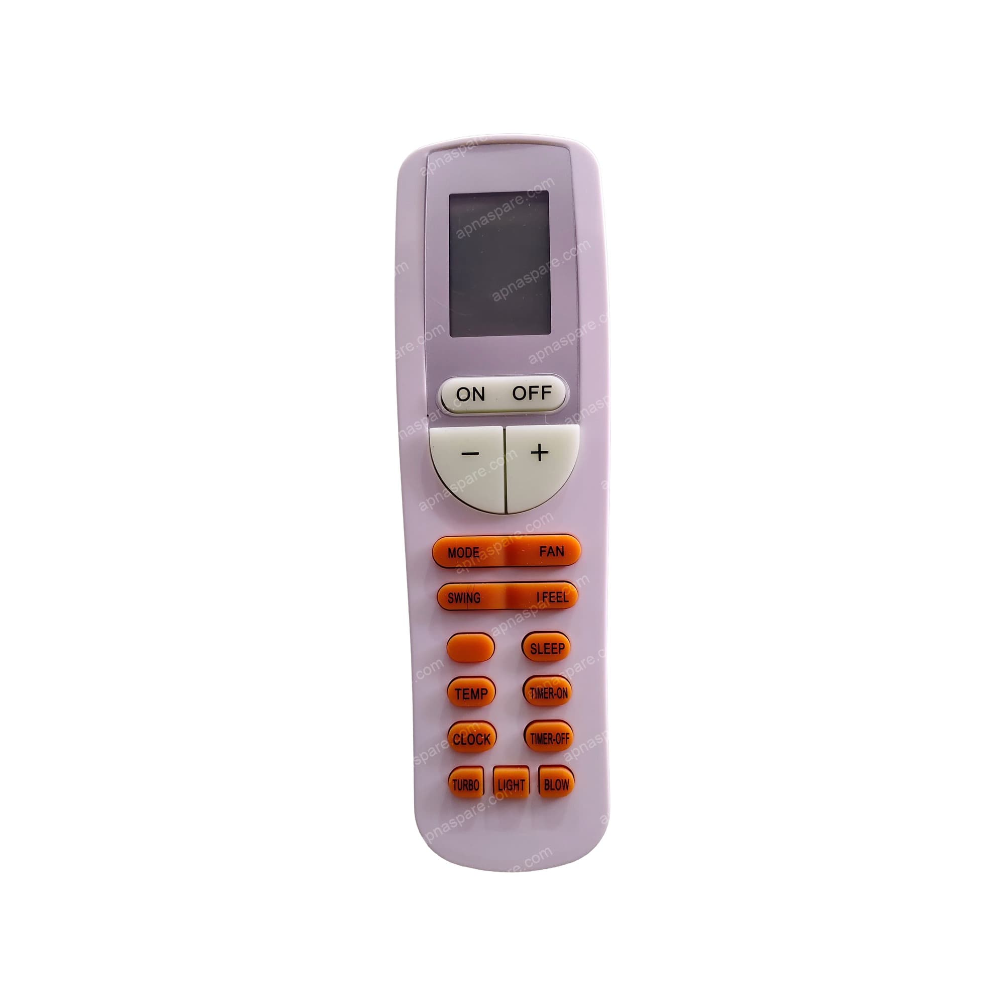 Voltas AC Remote Control AC133 – Compatible Replacement Remote with I Feel, Blow, Turbo & Clock for Split & Window Air Conditioners