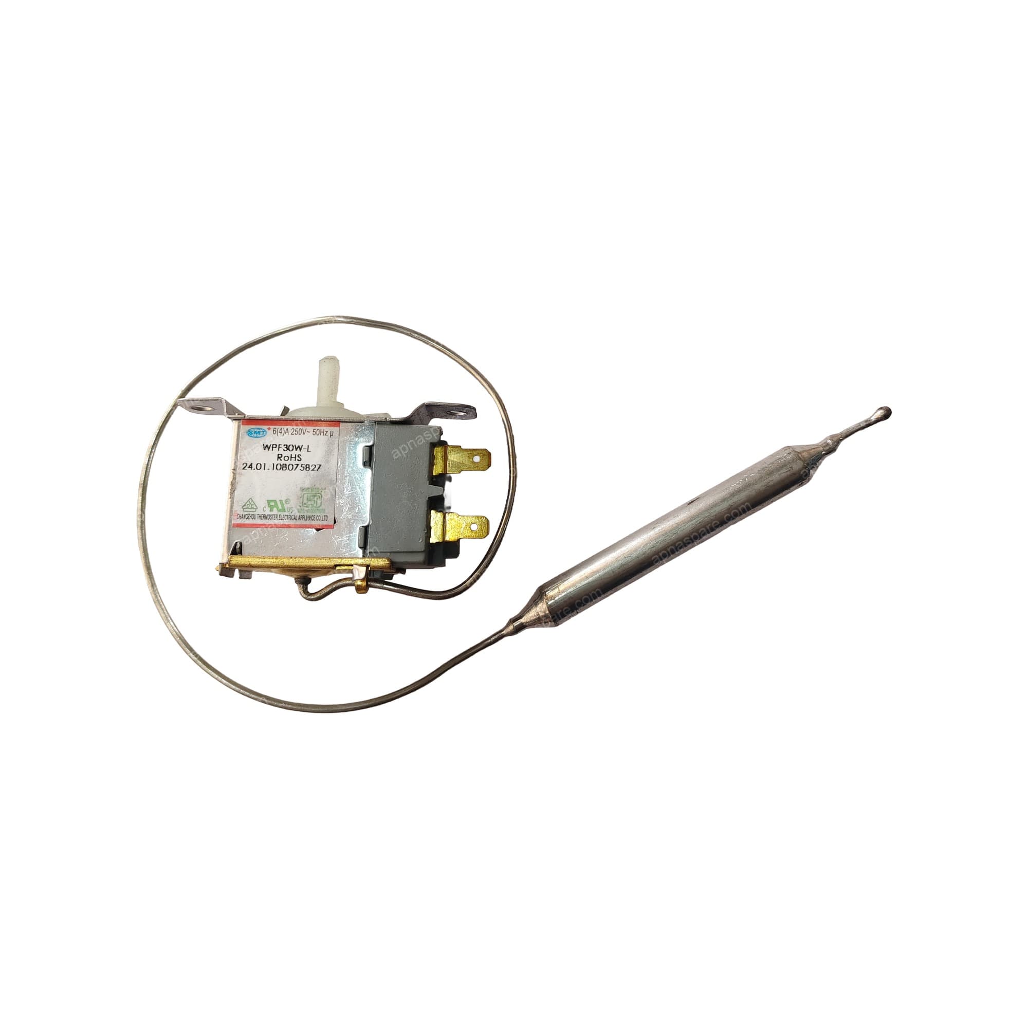 Samsung Refrigerator Thermostat – XMT Cold Control Thermostat with Bare Capillary Tube | Part No. WPF30W-L | Double Door Frost Free