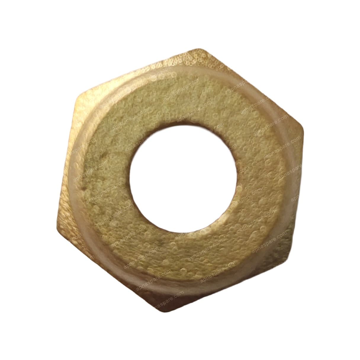 AC Nut 1/4 Inch – Standard Brass Flare Nut for Split AC Copper Pipe | Universal Refrigerant Line Union Nut (Liquid Line)