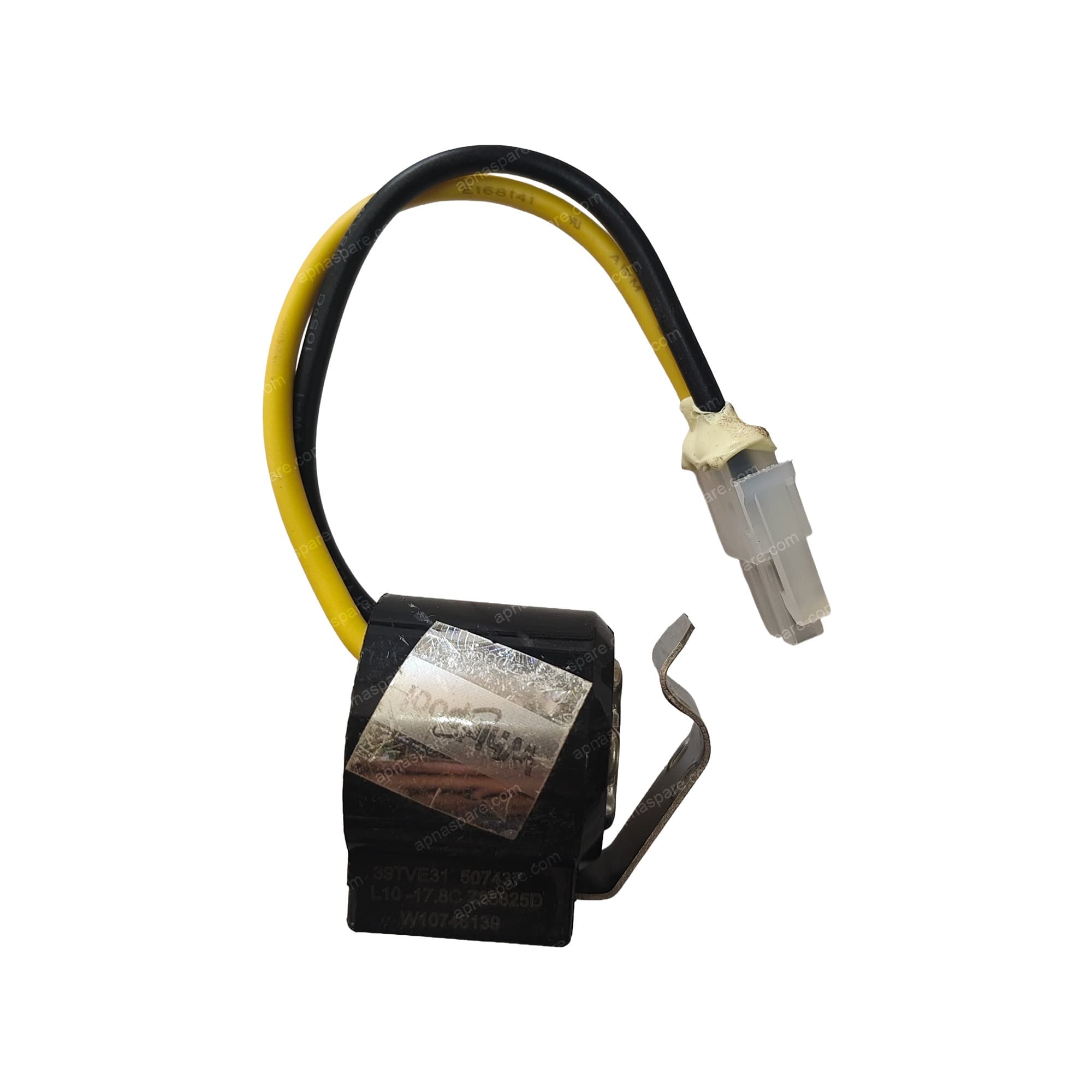 Whirlpool Original Bimetal Defrost Thermostat – Refrigerator Bio Metal Sensor with Wire Harness | Part No. W10746139