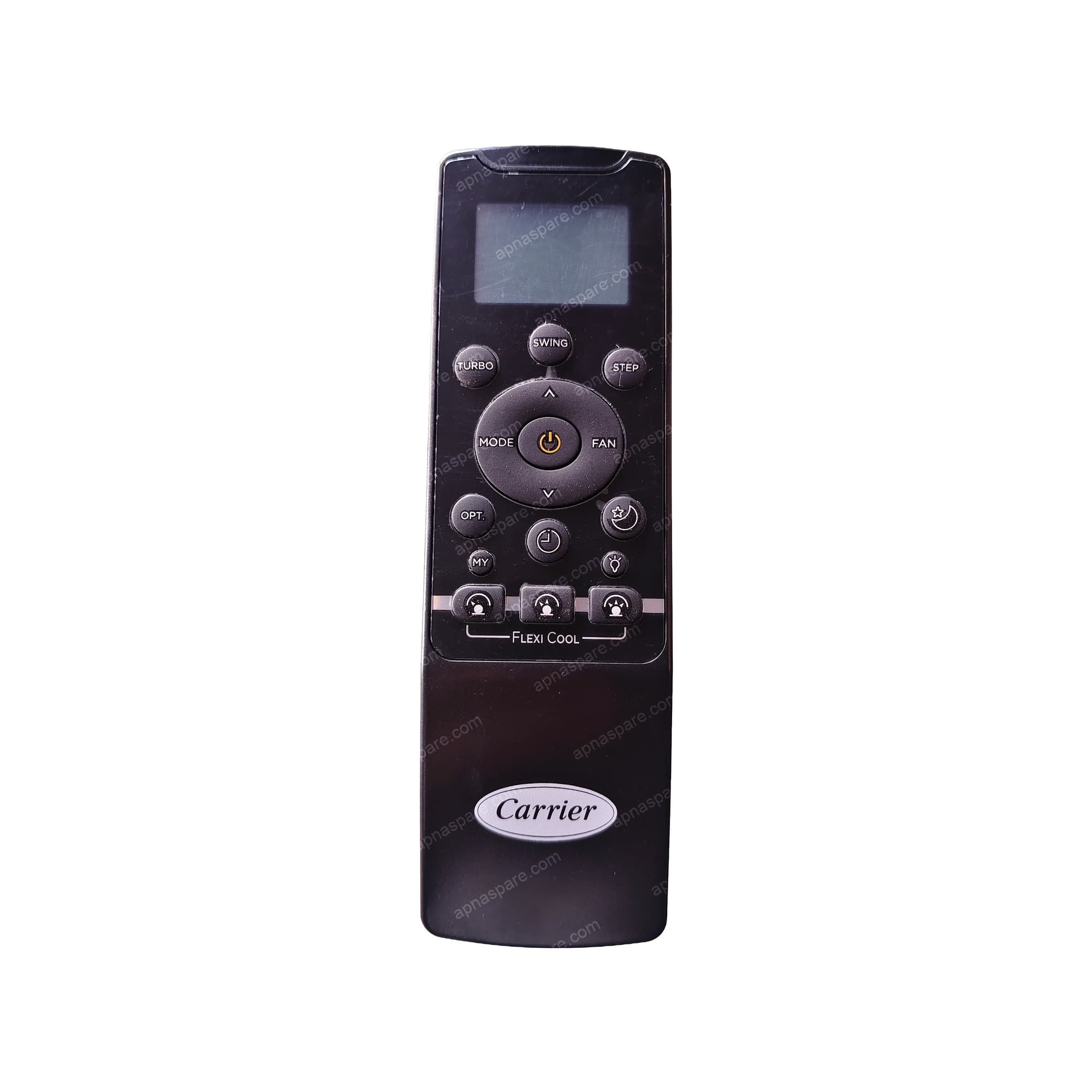 Carrier AC Remote Control - LCD Split AC Remote with Flexi Cool 3-Zone Buttons and Turbo | CARRIER-B0 | Compatible Replacement Remote