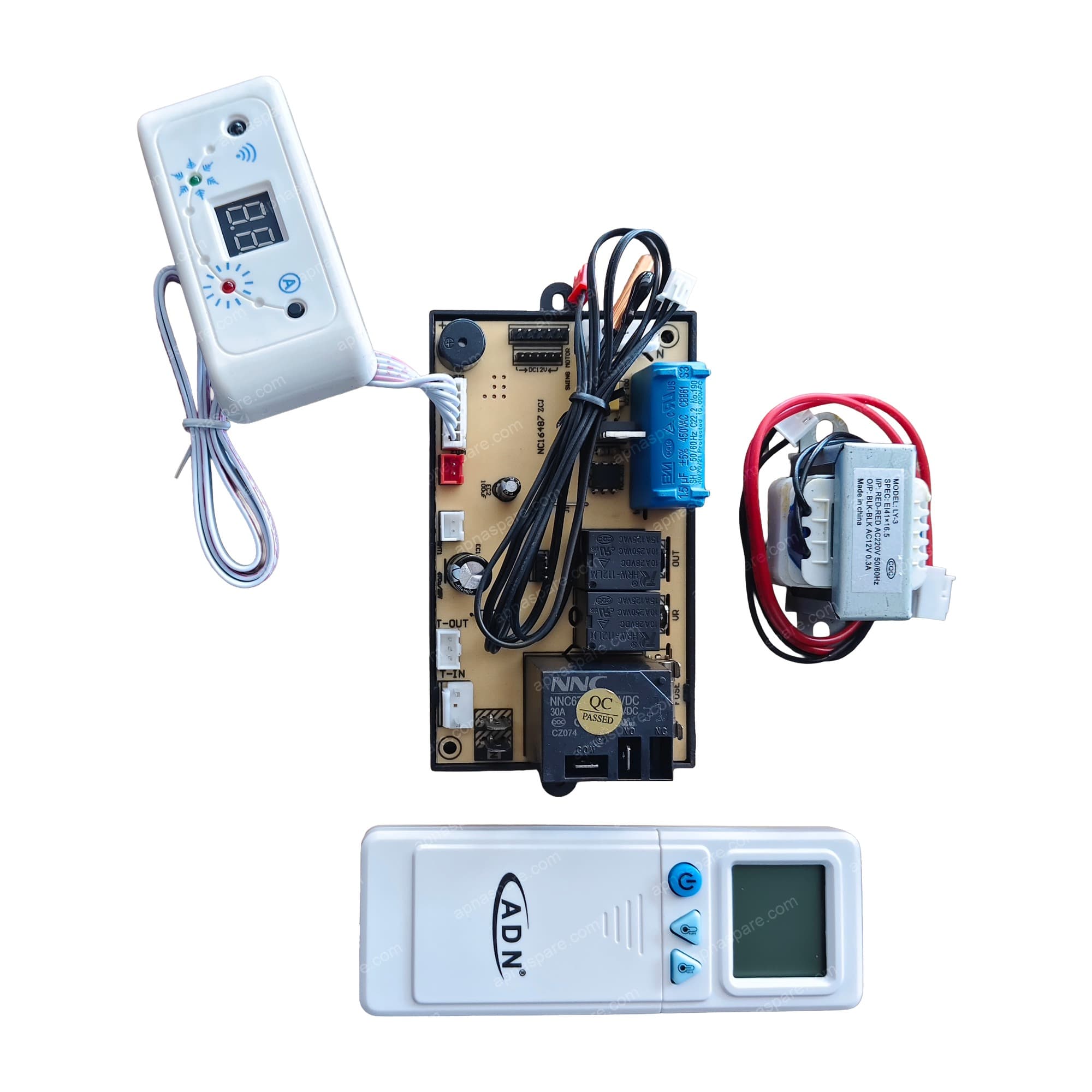 ADN9000 Universal AC Control System PCB Board with PG Motor, Split AC Controller, Double Sensor