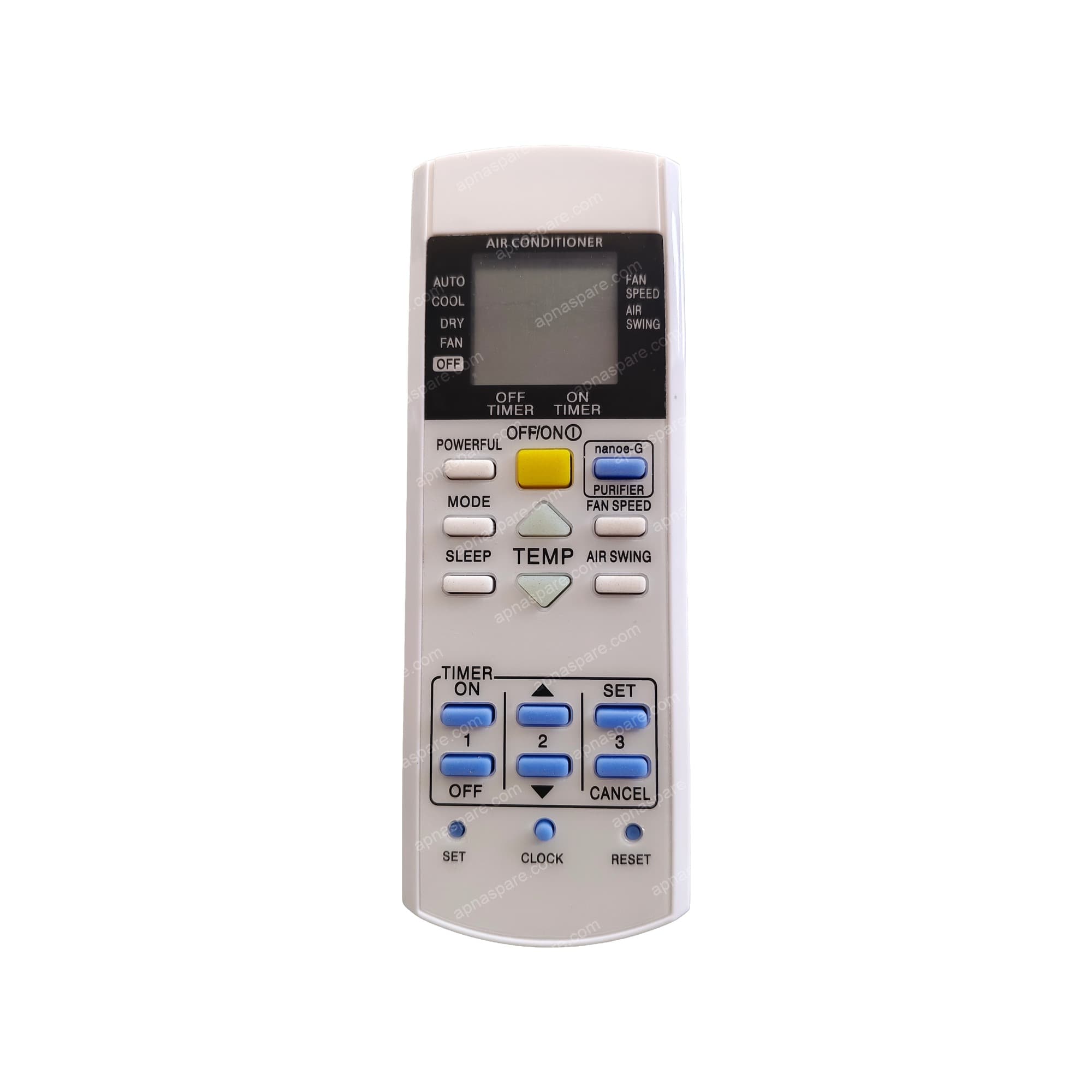 Panasonic AC Remote Control 29D — nanoe-G Purifier & Powerful for Split & Window AC