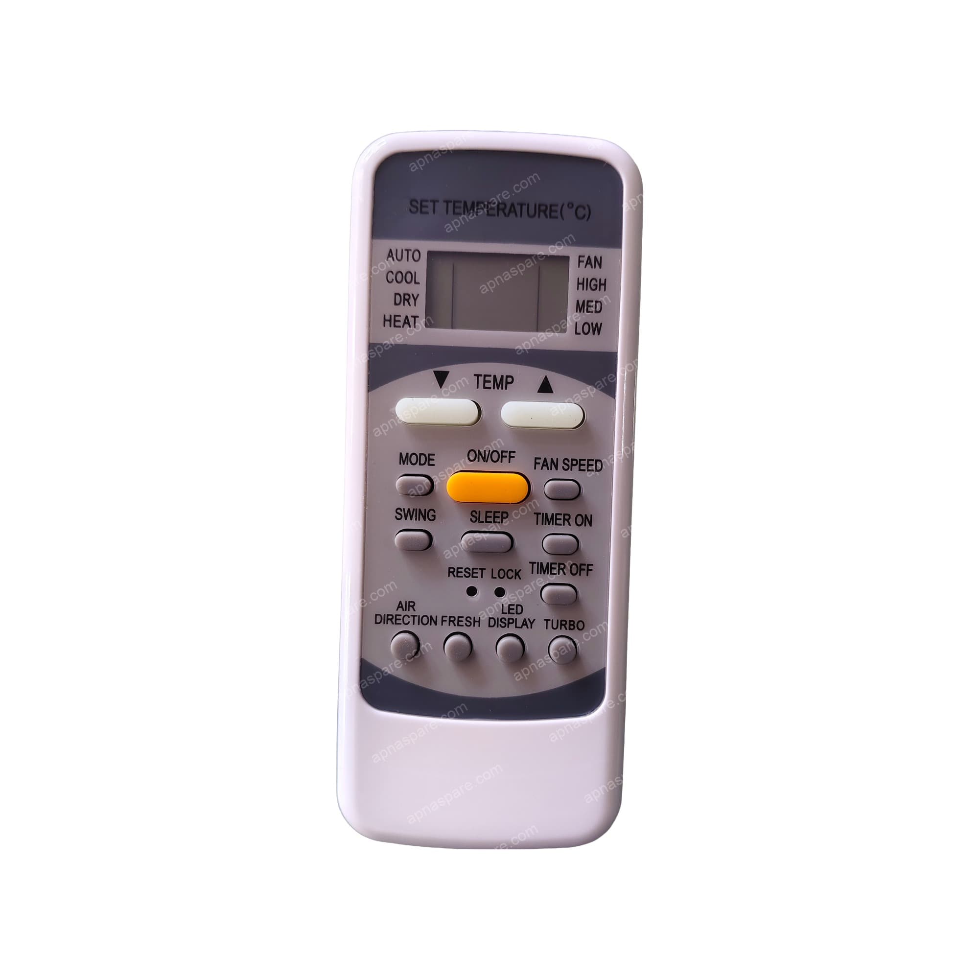 Voltas AC Remote Control AC-12 — R51/ME Replacement with Turbo, Heat & Fresh (Split & Window)