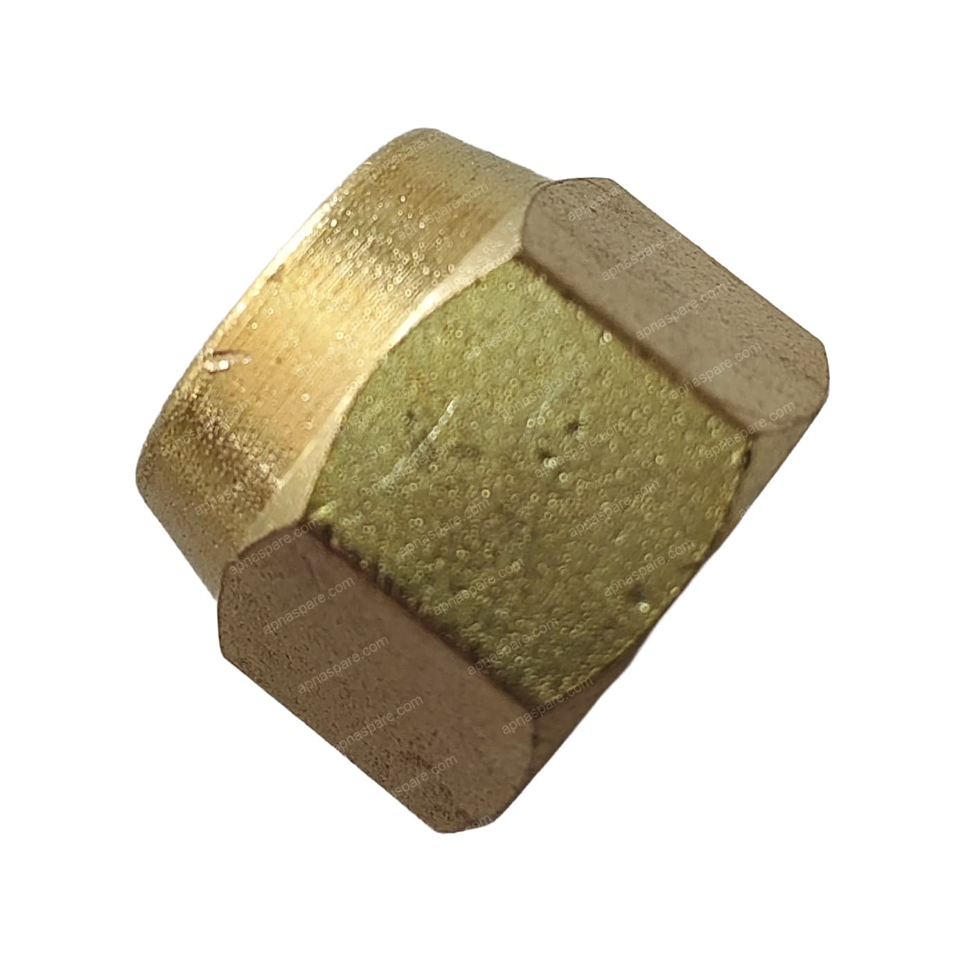 AC Nut 5/16 Inch – Standard Brass Flare Nut for Split AC Copper Pipe | Universal Refrigerant Line Union Nut