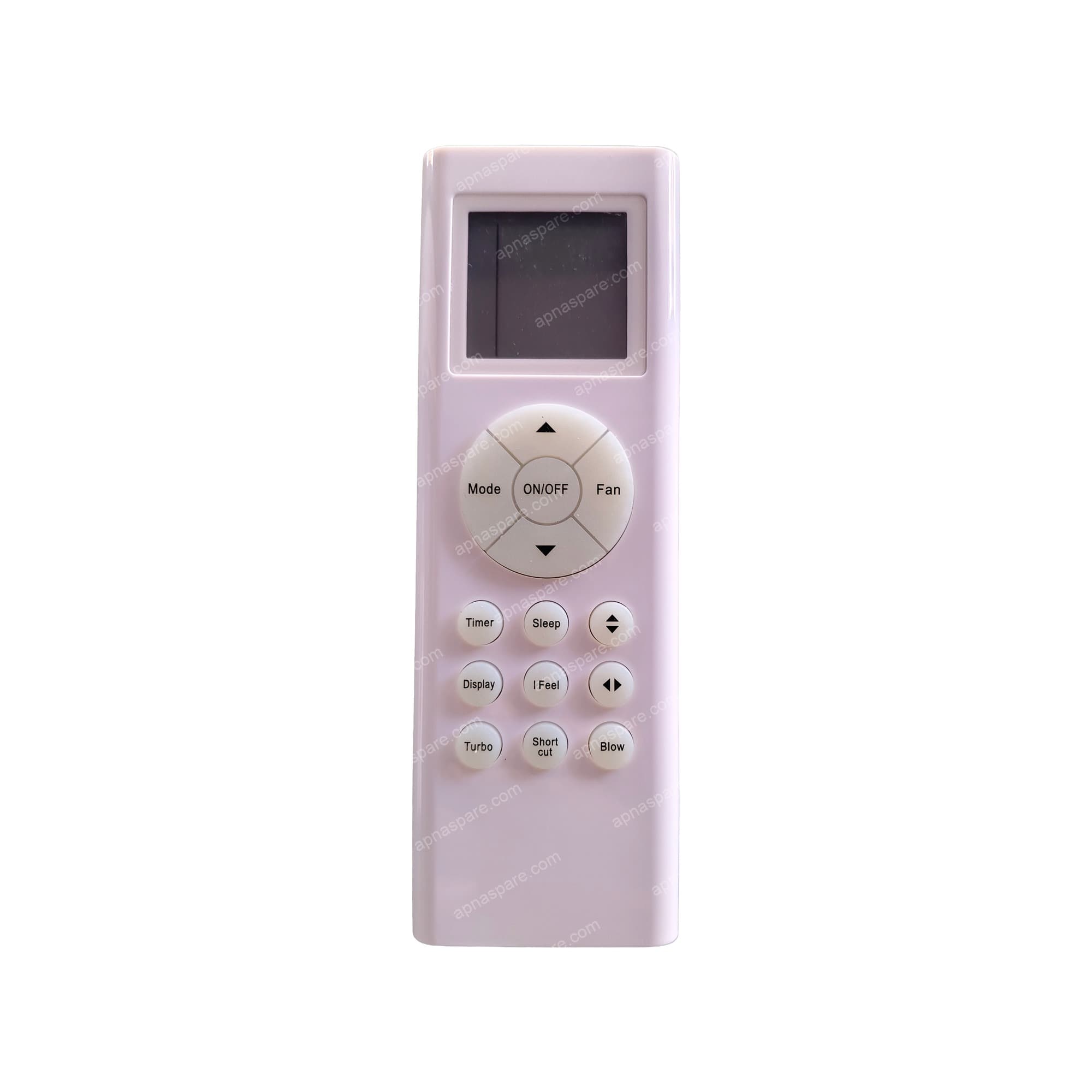 Blue Star AC Remote Control AC201A – Compatible Replacement Remote with Shortcut, I Feel, Blow & Turbo for Split & Window Air Conditioners