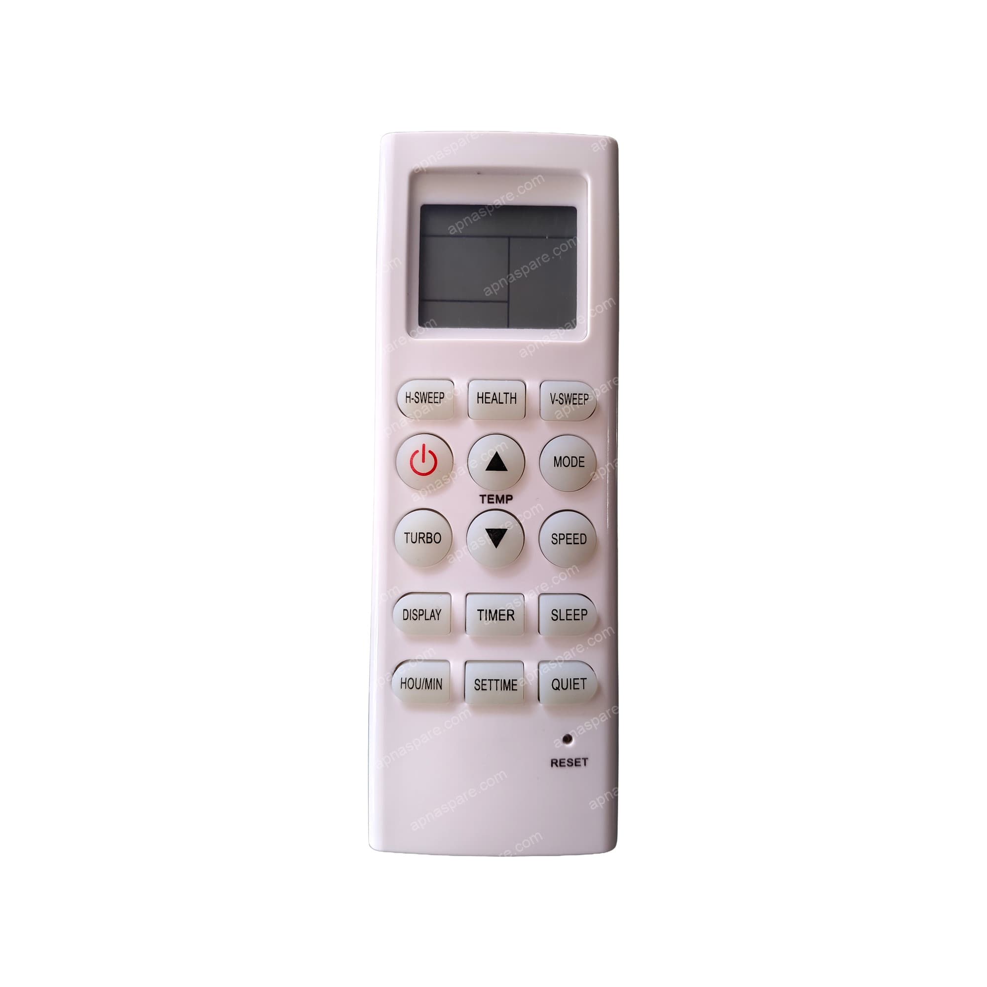 Voltas AC Remote Control AC-36D — H-Sweep, V-Sweep, Health & Turbo Replacement for Split & Window AC (VE-36E)