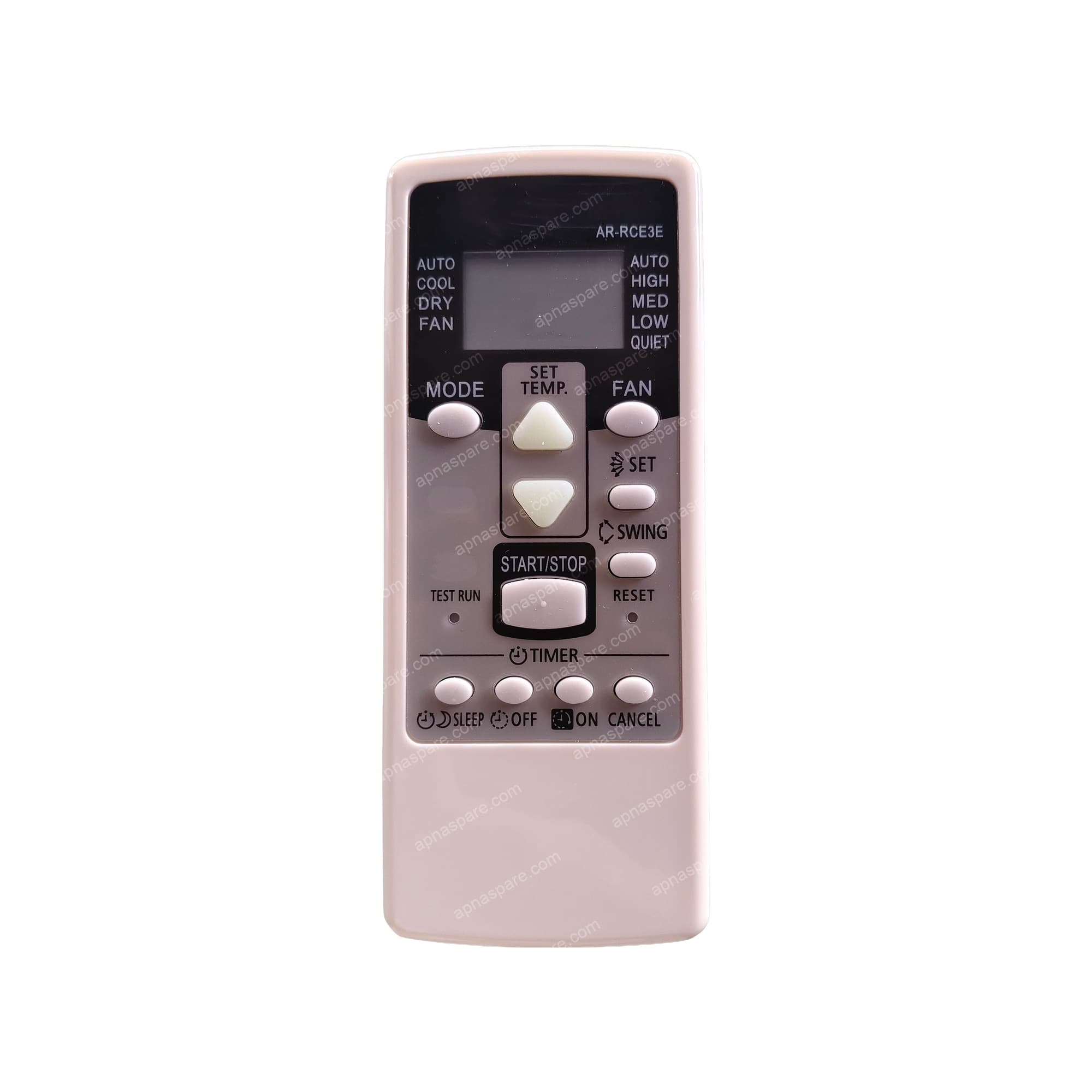 O General AC Remote Control 113A — AR-RCE3E for Split & Window AC