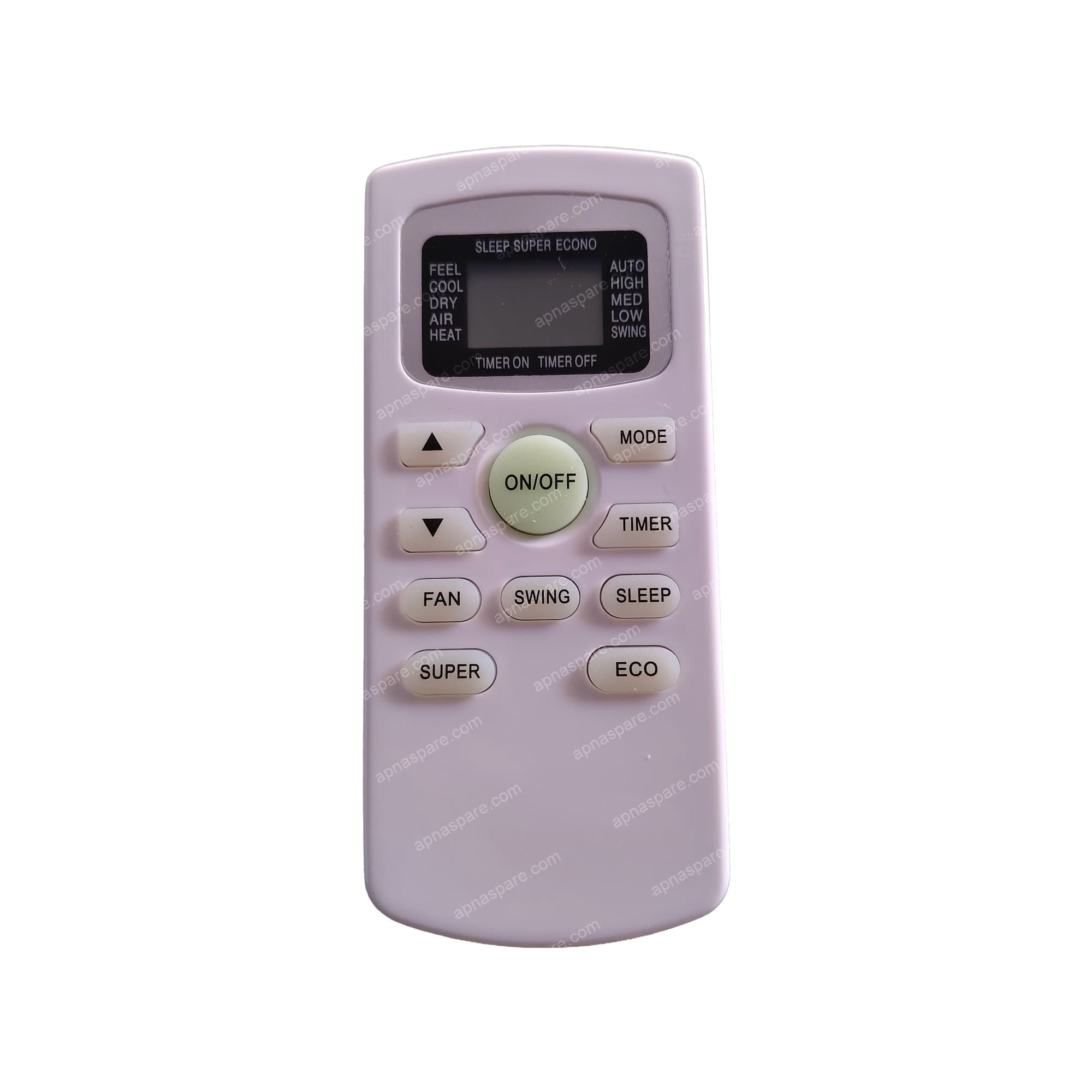 Hitachi AC Remote Control AC116 – Compatible Replacement Remote with Feel, Super, Econo & Heat Mode for Split & Window Air Conditioners