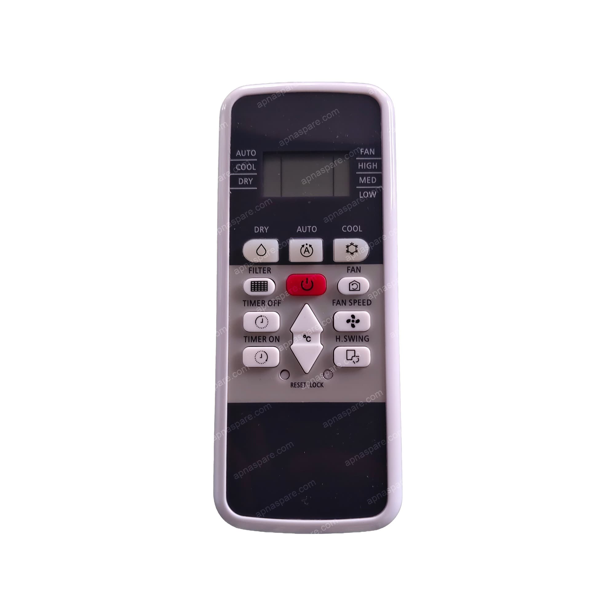 Hitachi Inverter AC Remote Control AC220 – Compatible Replacement Remote with H.Swing, Filter, Fan Speed & Timer for Split Air Conditioners