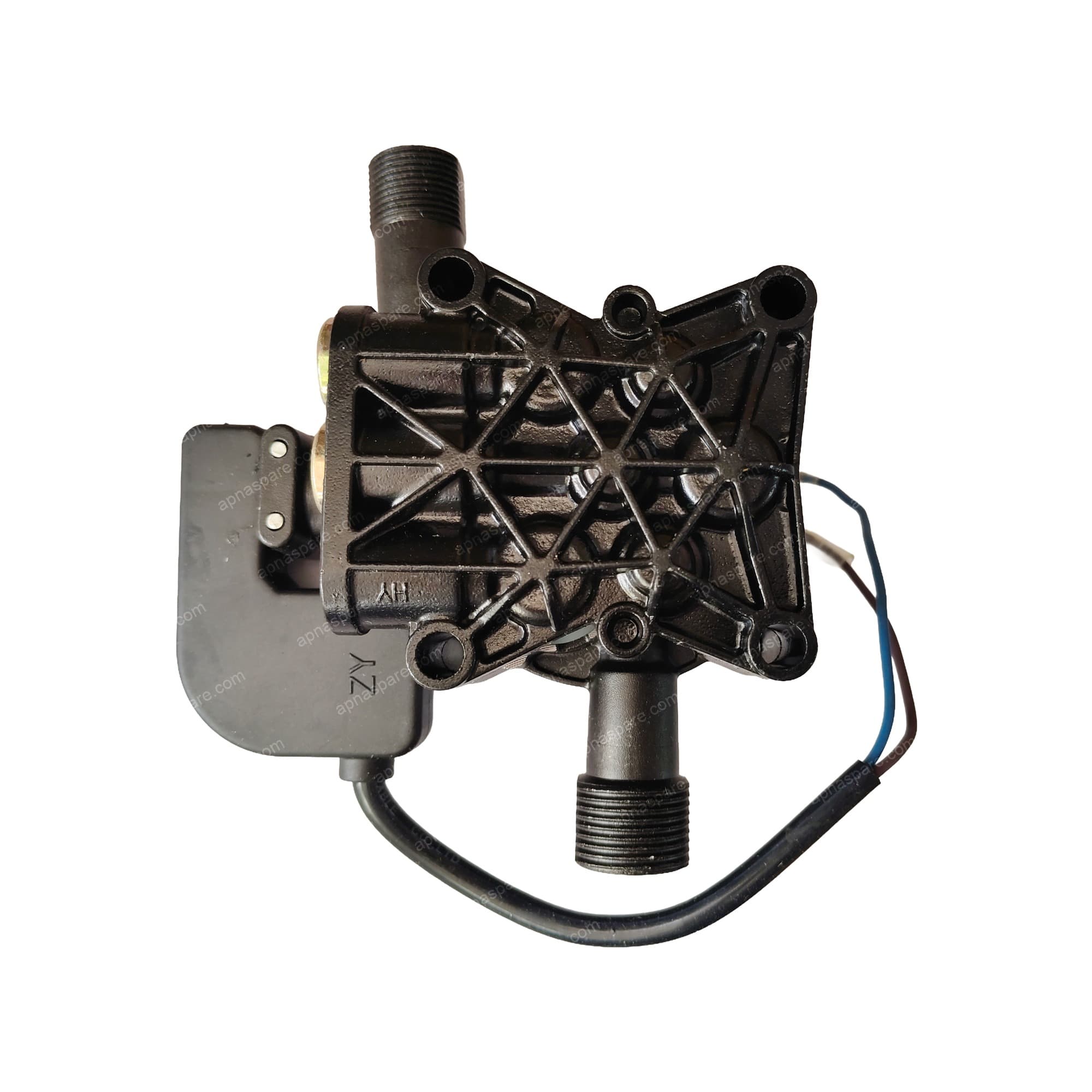 Pressure Washer Pump Head (Alloy) – HY Head with ZY Wired Sensor Bracket