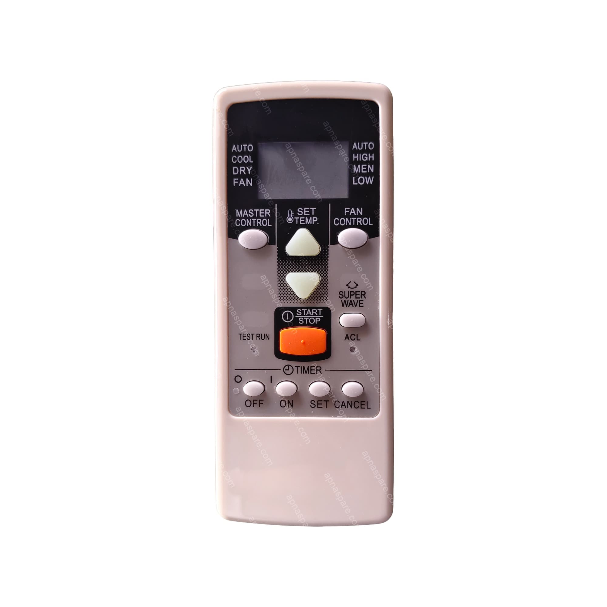 O General Window AC Remote Control 23W — Super Wave Replacement (AR-JE11)