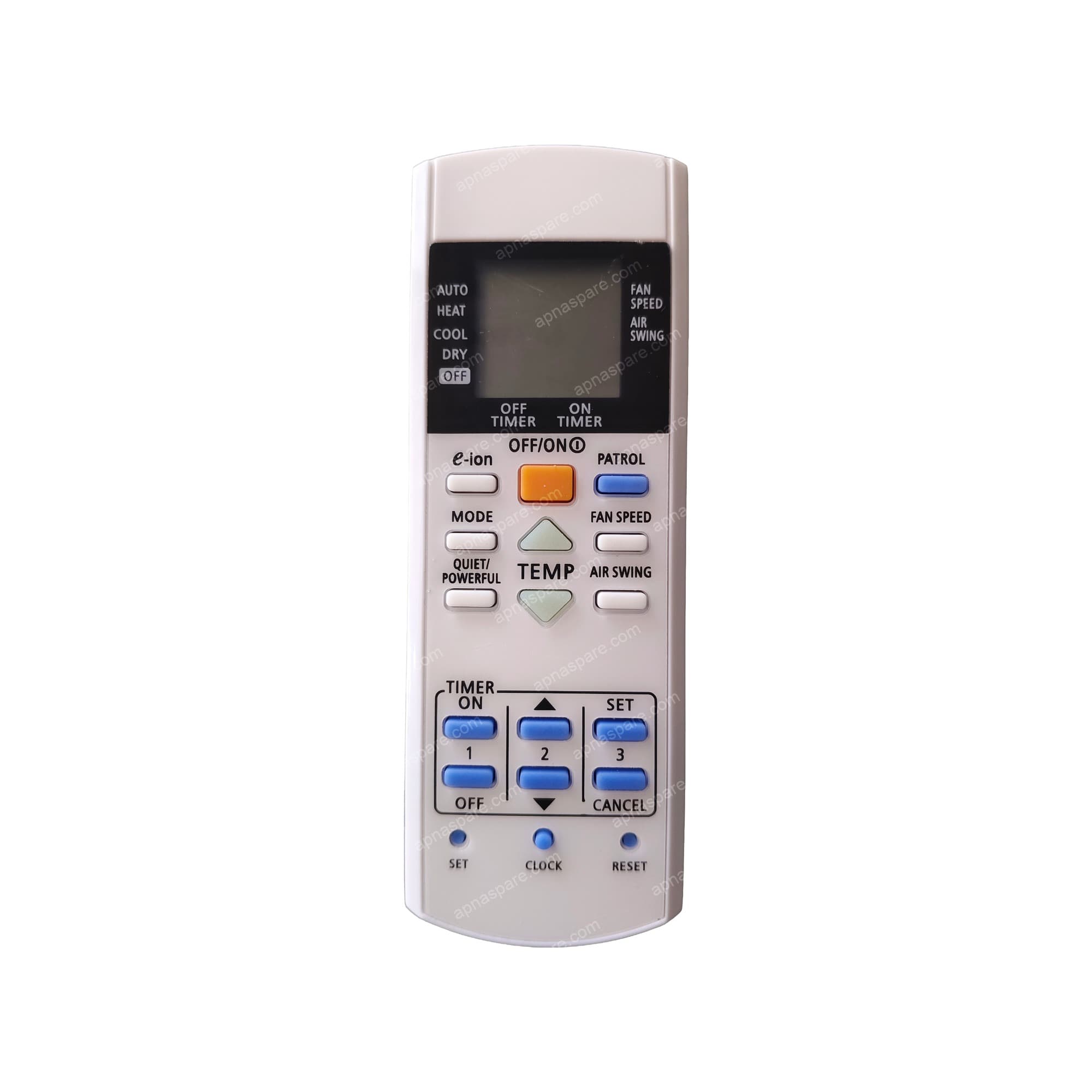 Panasonic AC Remote Control AC29A – Compatible Replacement Remote with E-Ion, Patrol & Quiet/Powerful for Split Air Conditioners