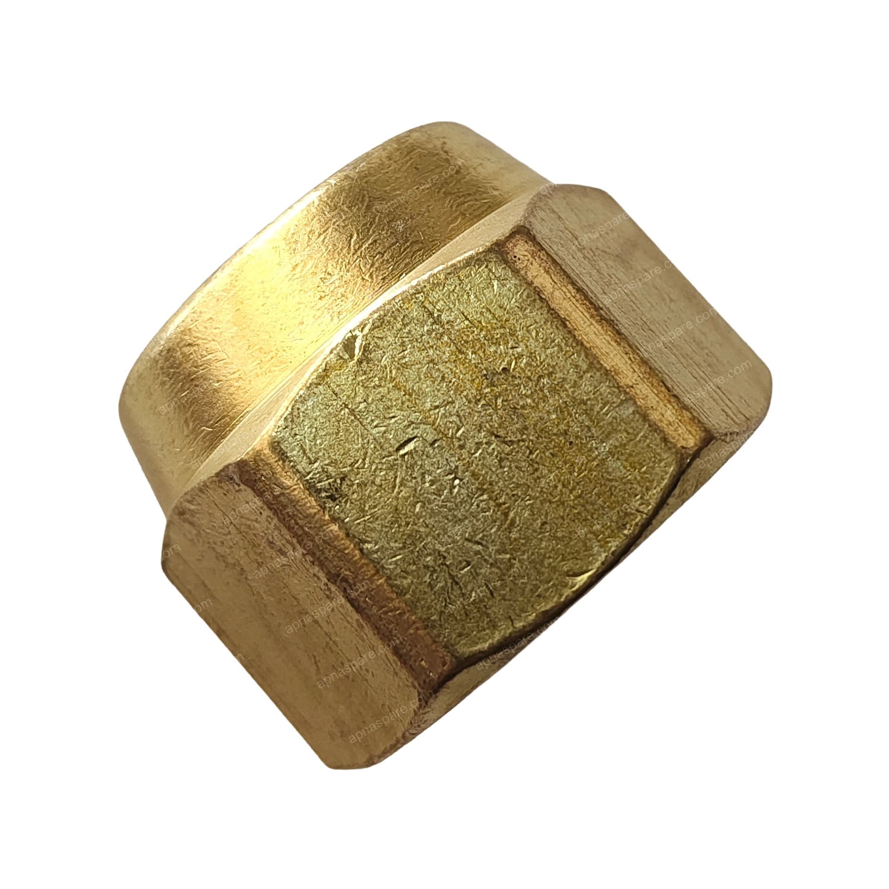 AC Nut 5/8 Inch Heavy – Heavy Duty Brass Flare Nut for Split AC Copper Pipe | Universal Refrigerant Line Union Nut