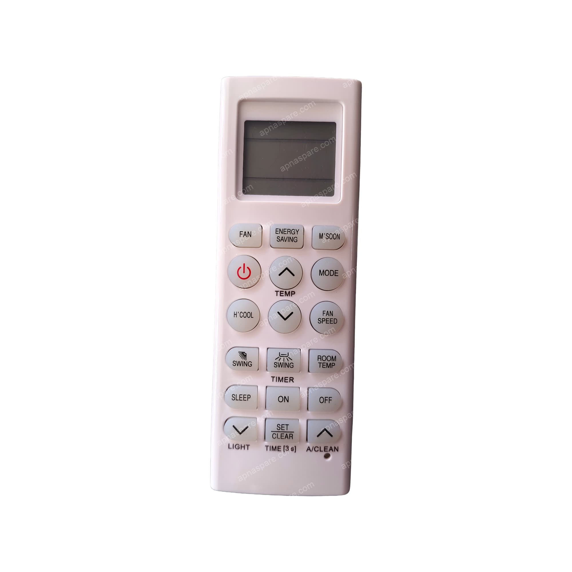 LG AC Remote Control AC-36I — M'Soon, H'Cool & Auto Clean Replacement for Split & Window AC (AKB73975614)