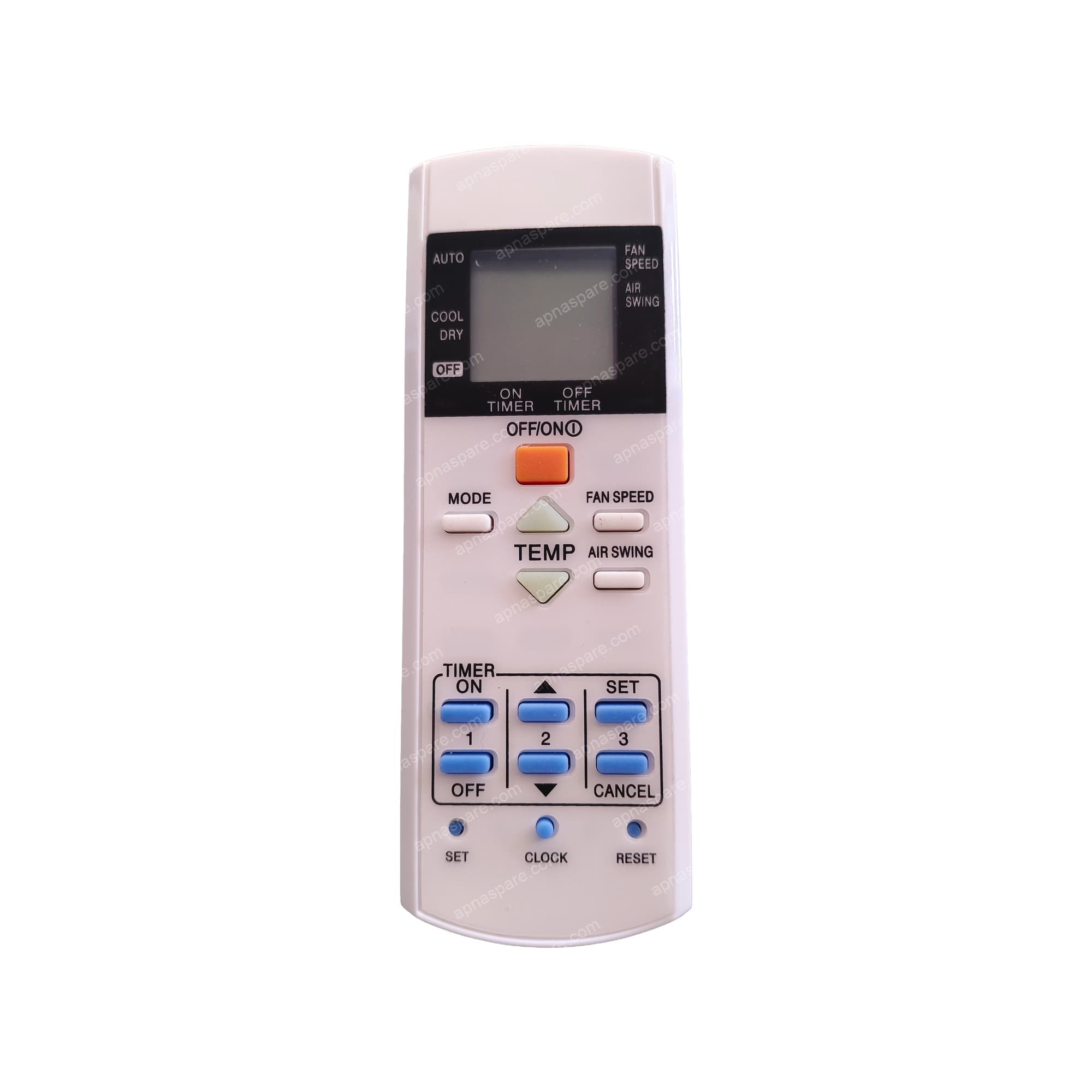 Panasonic AC Remote Control AC29 – Compatible Replacement Remote with 3-Slot Timer, Air Swing & Fan Speed for Split & Window Air Conditioners